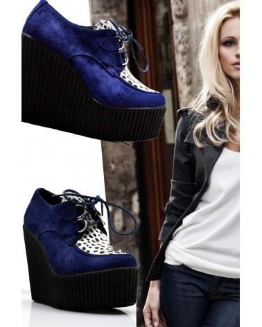 Creepers Cunha Alta Compensados Blue Leopard