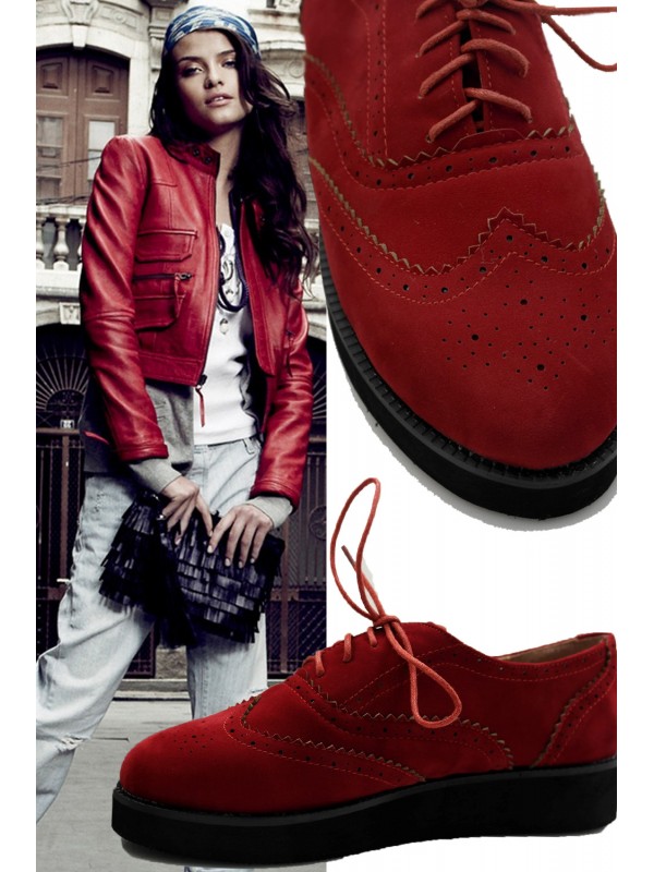 Creepers Plataforma Red Oxford Style