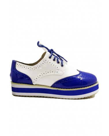 Creepers Blue/White Oxford Style Pele