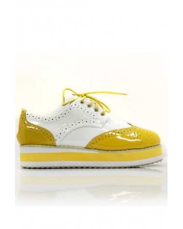 yellow sapatos