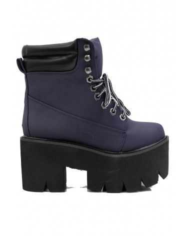 Botas Plataforma Jeffrey NIRVANA CHUNKY Blue