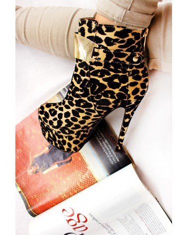 Botins Salto LEOPARD Style