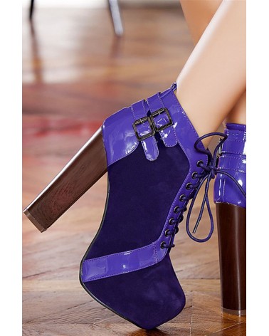 Botas Plataforma Lita Purple Jeffrey Style