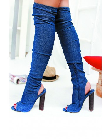 Botas de Cano Alto Jeans American Style