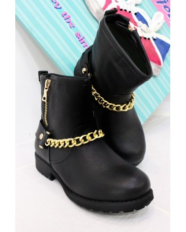 Botas Givench Black Chain Children Way Style