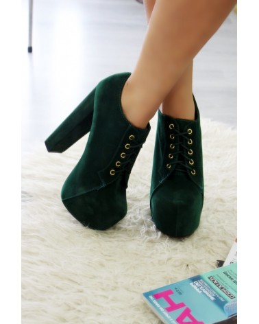 Botins Plataforma Alta Lita Green Jeffrey Style