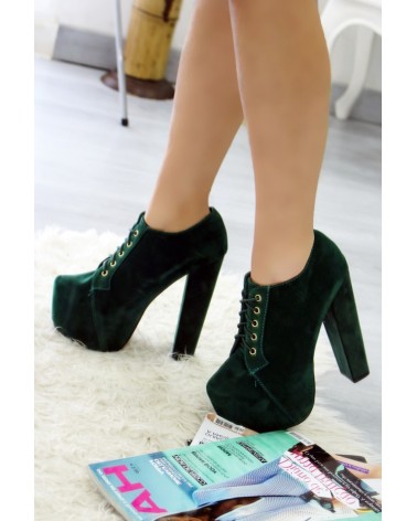 Botins Plataforma Alta Lita Green Jeffrey Style