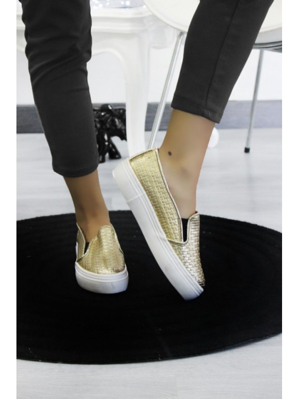 Creppers Plataforma Platinum Gold Woman