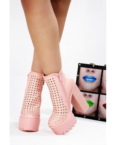 Botas Plataforma Primavera Chunky PINK