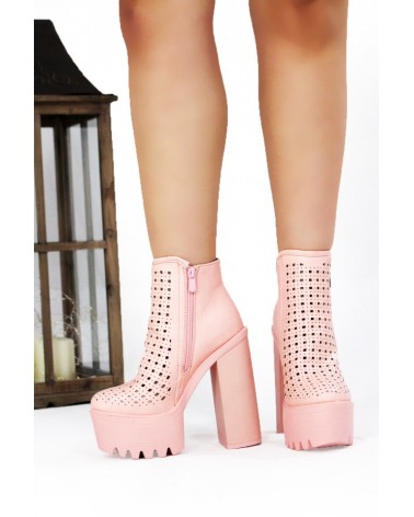 Botas Plataforma Primavera Chunky PINK