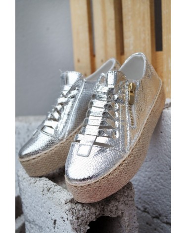 Laser Cut Silver Creepers