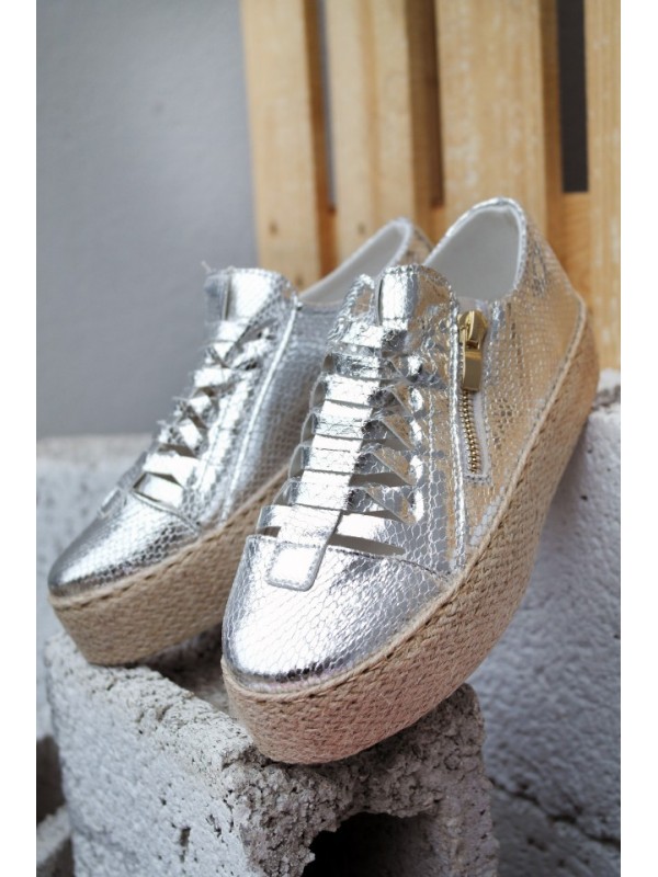 Laser Cut Silver Creepers