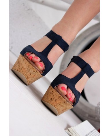 Platform SEATLLE Blue City Sandals