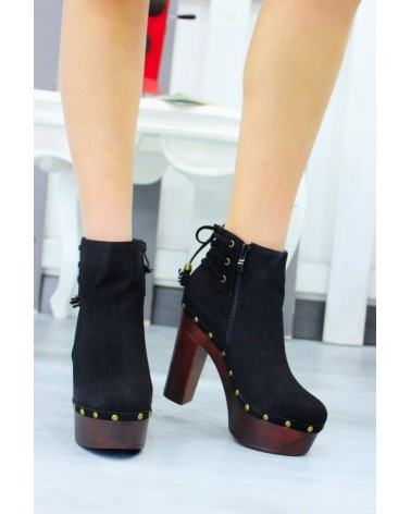 PLATFORM CHUNKY BLACK VIRGINIA STYLE