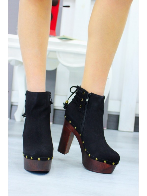 PLATFORM CHUNKY BLACK VIRGINIA STYLE