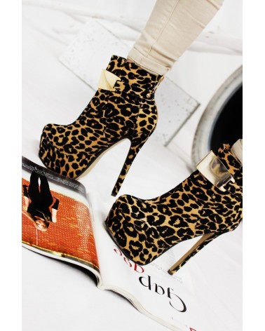 Botins Salto LEOPARD Style