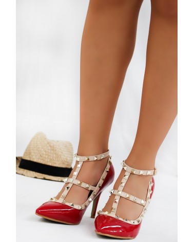 Sapatos Salto Baixo RED TOO Valentino Style