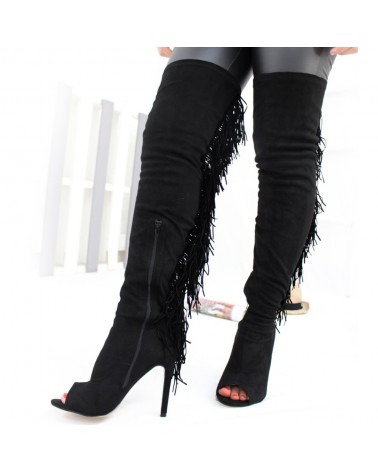 Botas De cano Alto Black Oeste Style