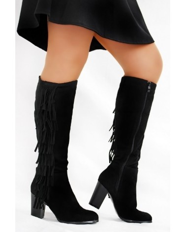 Botas Alto Cano Alto Black