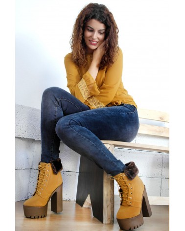 Botas Plataforma CHUNKY Jeffrey HOT BOSSI Style