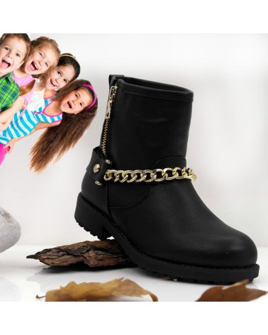 Botas Givench Black Chain Children Way Style